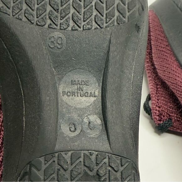 Arcopedico L2 Burgundy Knit Sneakers Women’s Size 39 EU / 8 US - Made in Portuga - Picture 7 of 7